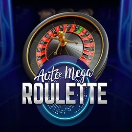 Auto Mega Roulette online game logo by Pragmatic Play on stsbetcasino.ca