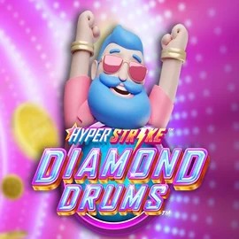 Hyper Strike Diamond Drums logo by Gameburger Studios at STSbet Casino