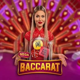 Mega Baccarat game by Pragmatic Play – logo hosted on STSbet Casino