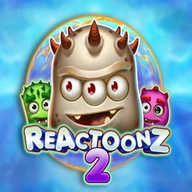 Reactoonz 2 slot logo by Play'n GO at STSbet Casino
