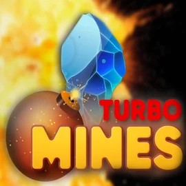Turbo Mines logo by Turbo Games at STSbet Casino